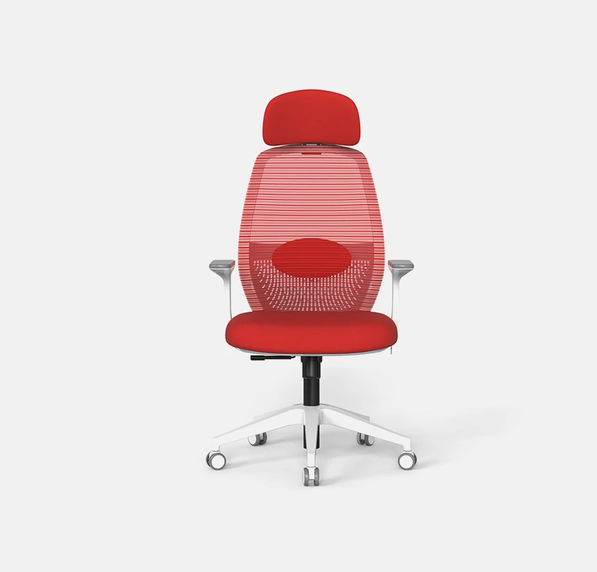 Orca High Back Ergonomic Office Chair - Candy Red Mesh Orca High Back Ergonomic Office Chair - Candy Red Mesh
